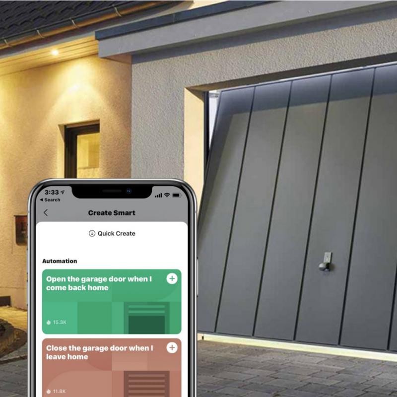 WiFi Smart Garage Door Smart Life APP Remote Control Open Close Monitor Compatible With Alexa Echo Google Home No Hub Require