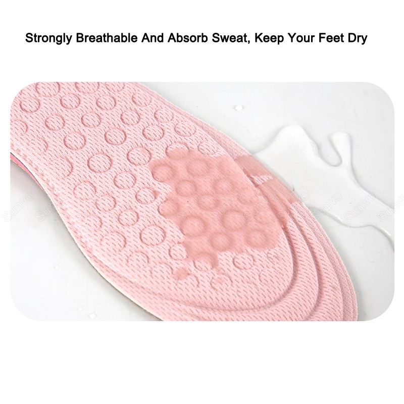 EVA Invisible Memory Foam Height Increase Insoles For Women Inner Shoe Sole Shoe Insert Lift Heel Comfort Increase Insoles