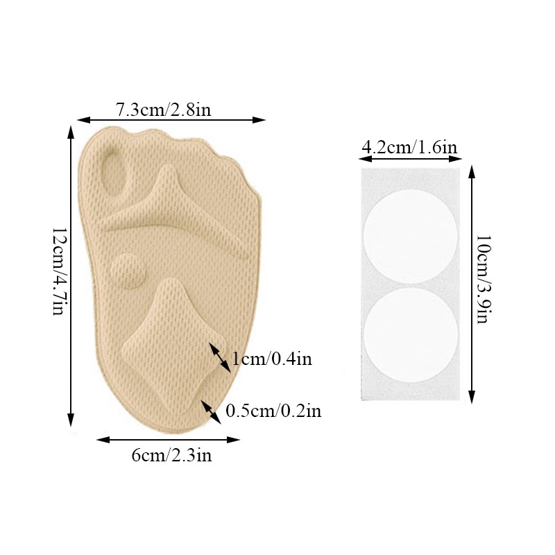 Women Insoles for Shoes High Heel Cushion Adjust Size Adhesive Heels Pads Liner Grips Protector Sticker Pain Relief Foot Care Insert