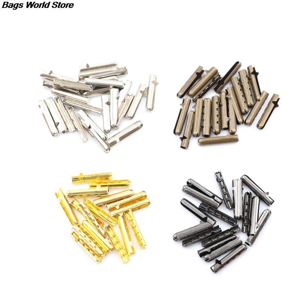 10pcs Women Men Shoe Lace Tips Replacement Head for Shoestrings Bullet Aglets Round Accessories for DIY Shoelaces 4 Styles