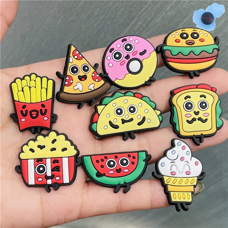 Free Shipping 50pcs Animation Anime Japan Garden Shoe Charms Buckle Clog Fit Wristbands Shoes Decorations Croc Jibz Sets Hot Sale