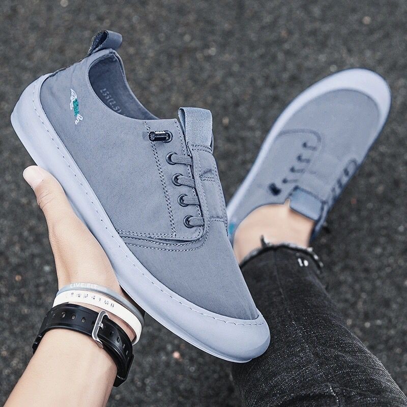 Men's shoes 2021 summer new casual shoes comfortable breathable fashion canvas shoes men's small white shoes soft sole casual shoes