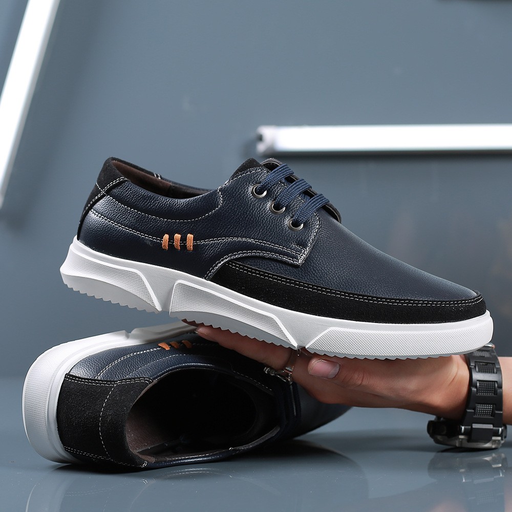 Casual Sneakers Men Fashion Trend Soft Sole Lace-up Mens Shoes Chaus Tufts Homme Mens Casual Shoes Zapato Hombre Soulier Homme