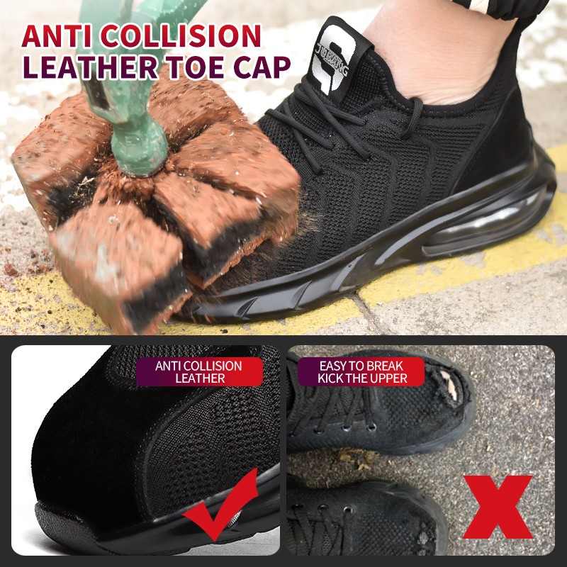 Summer breathable work safety shoes insurance shoes men's anti-smashing and anti-puncture work safety shoes