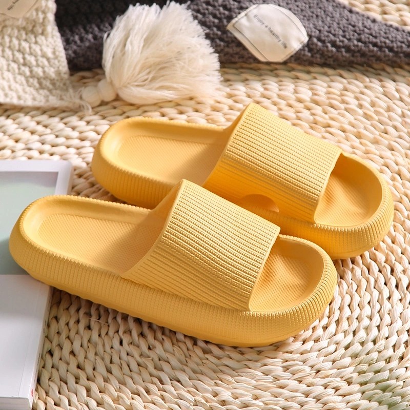 men slippers thick platform slippers summer beach eva soft sole sandal men ladies indoor leisure bathroom anti-slip shoes