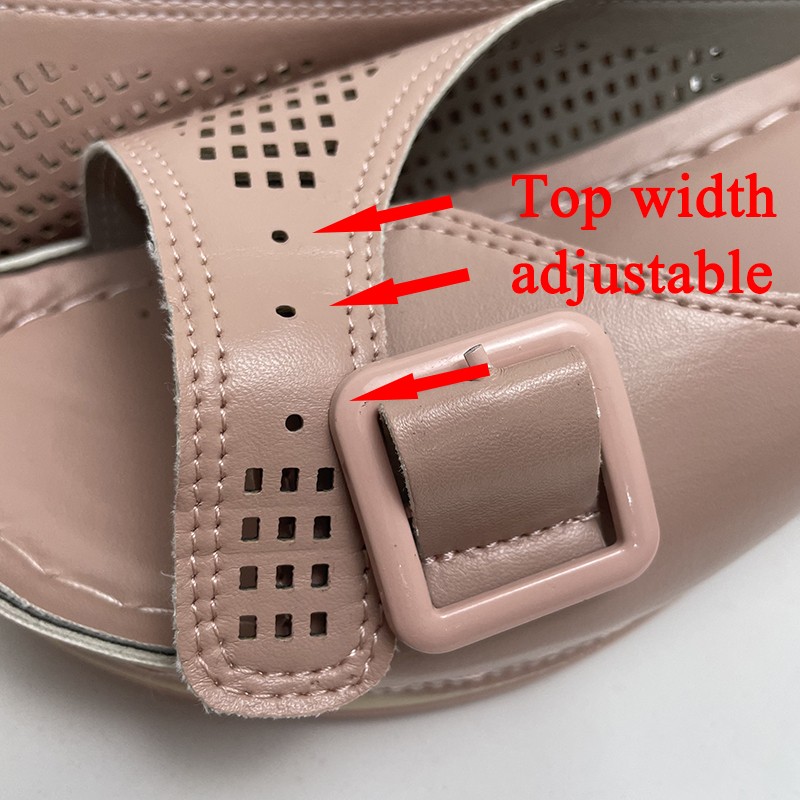 JMPRS Summer Lightweight Wedges Slippers Women Buckle Open Toe Beach Slides Women Sandals 2022 Comfortable Platform Casual Shoes