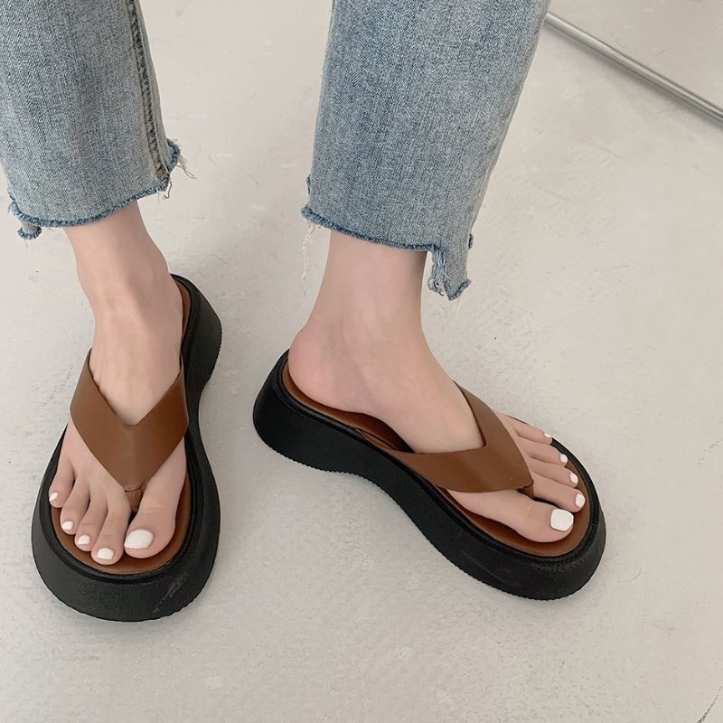 VENTACT Slippers Women Thick Bottom Ins Fashion Women's Shoes Beach Sandals 2022 Summer New Daily Casual Shoes Size 35-39