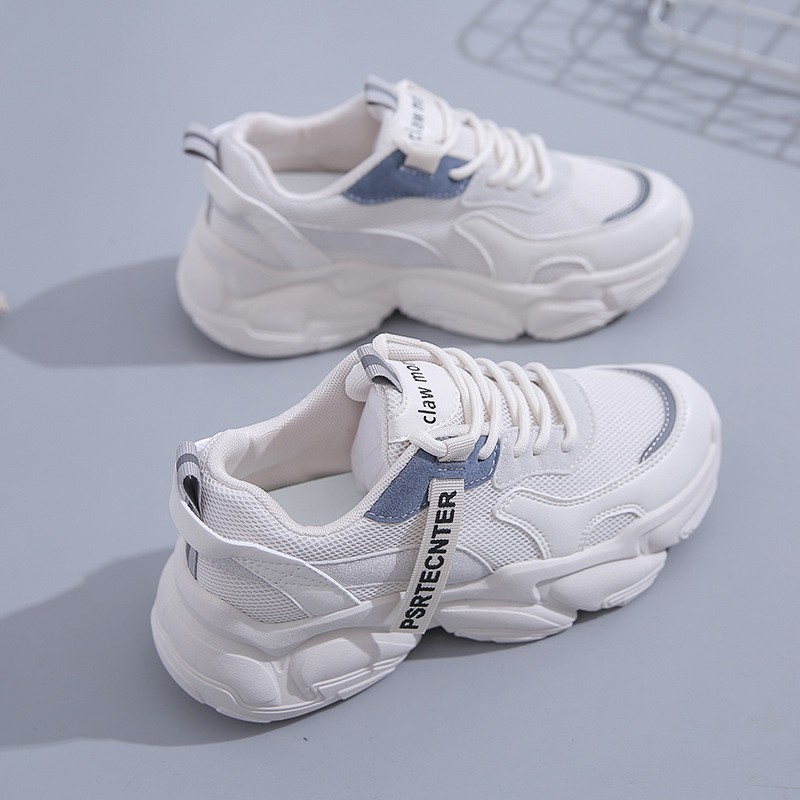 Women Sneakers 2022 Autumn Fashion Running Shoes Women Lace-up Sneakers Non-slip Increase Platform Shoes Zapatos Mujer