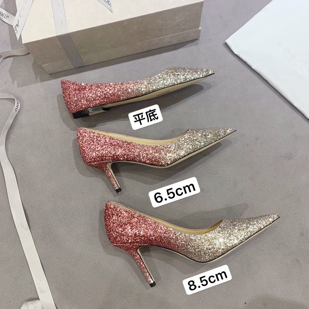 luxury designer high heel shoes for women genuine leather glitter sexy wedding shoes