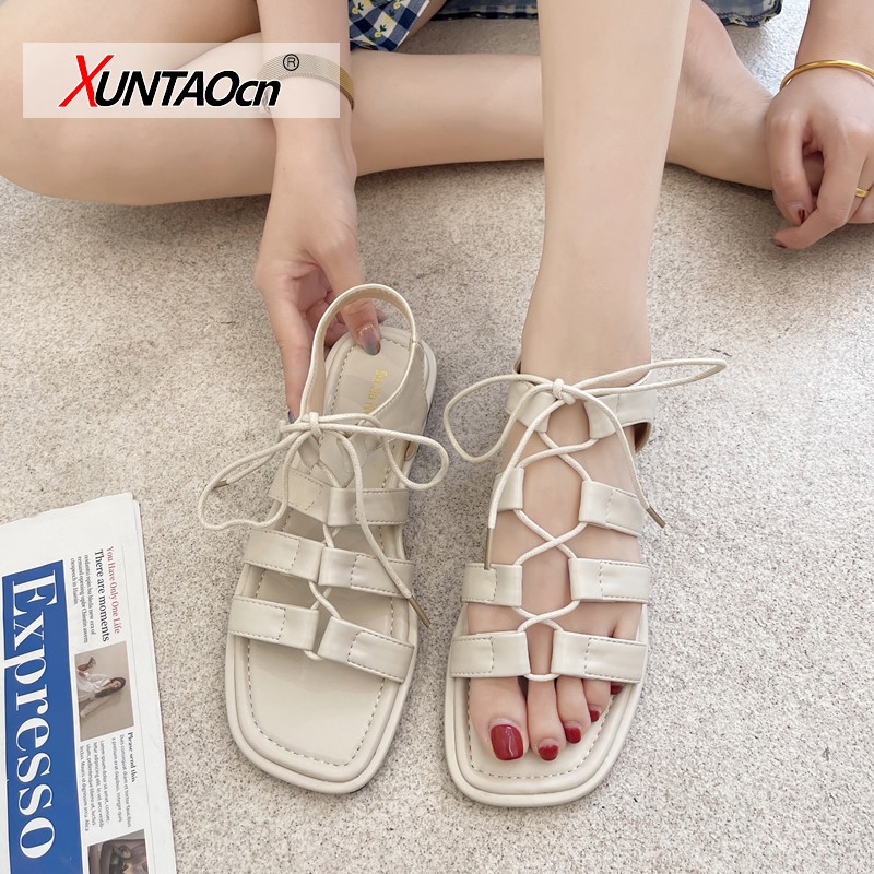 2021 woman gladiator sandals women summer shoes new fashion flat with slippers flip flops female casual shoes ladies slides