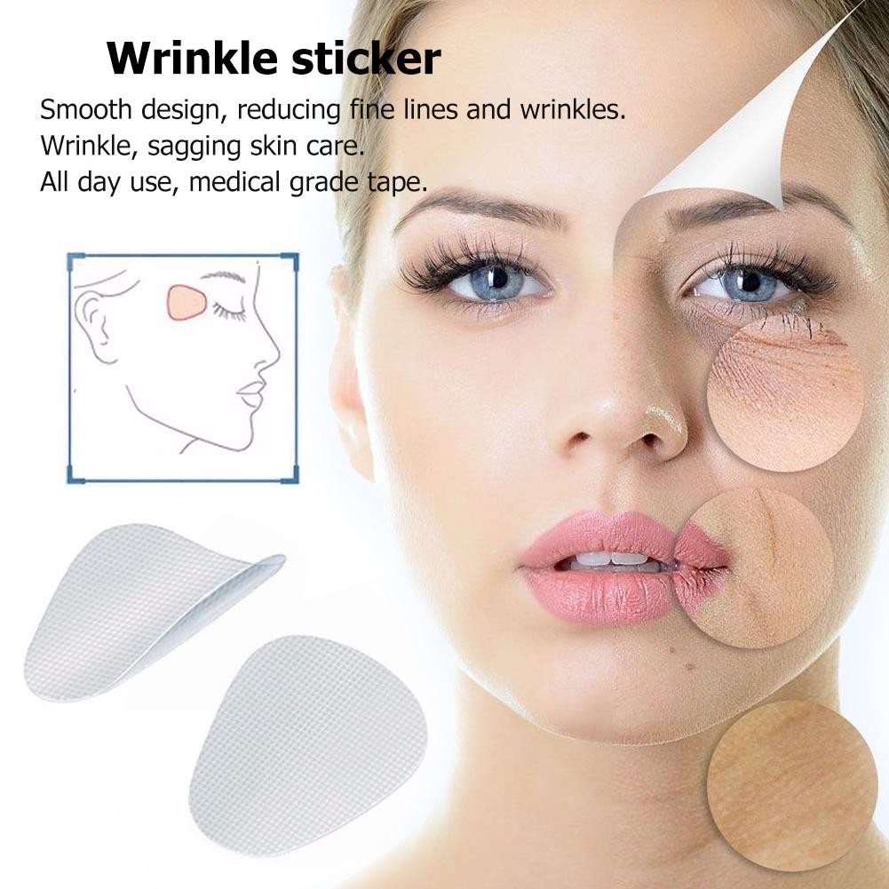 Anti Wrinkle Pads V Face Tape Wrinkle Remover Tool Make Up Sagging Skin 12/27/24pcs