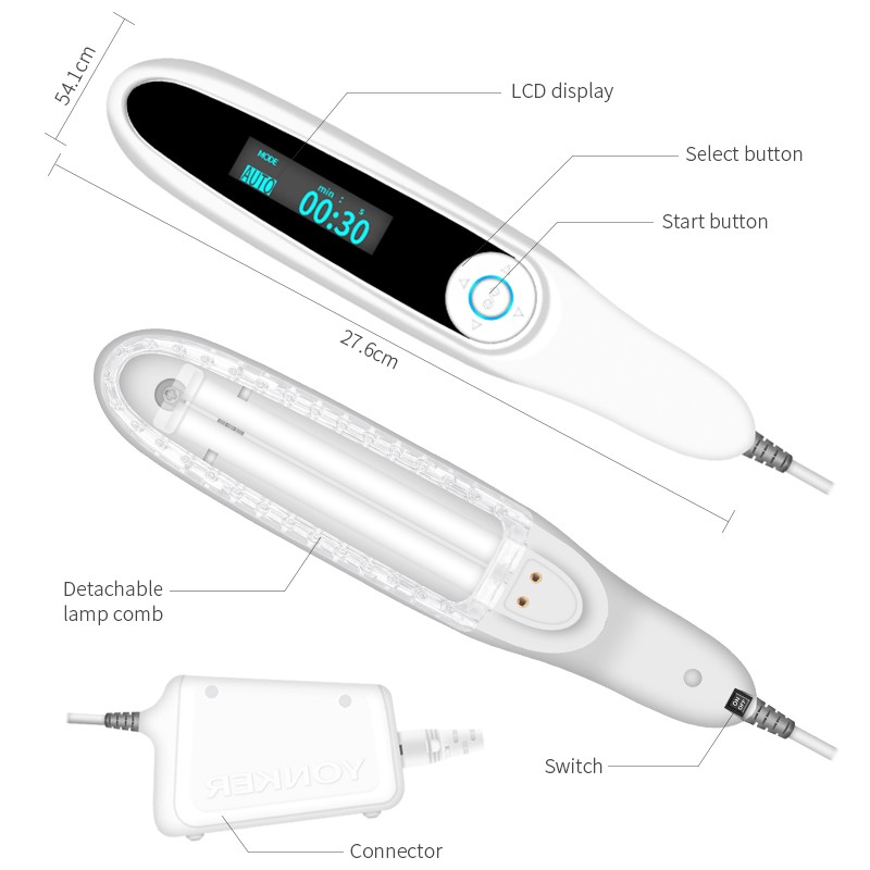 Yongrow UVB Phototherapy Instrument Vitiligo Treatment Lamp UV Treatment Psoriasis Laser Lamp Vitiligo Phototherapy