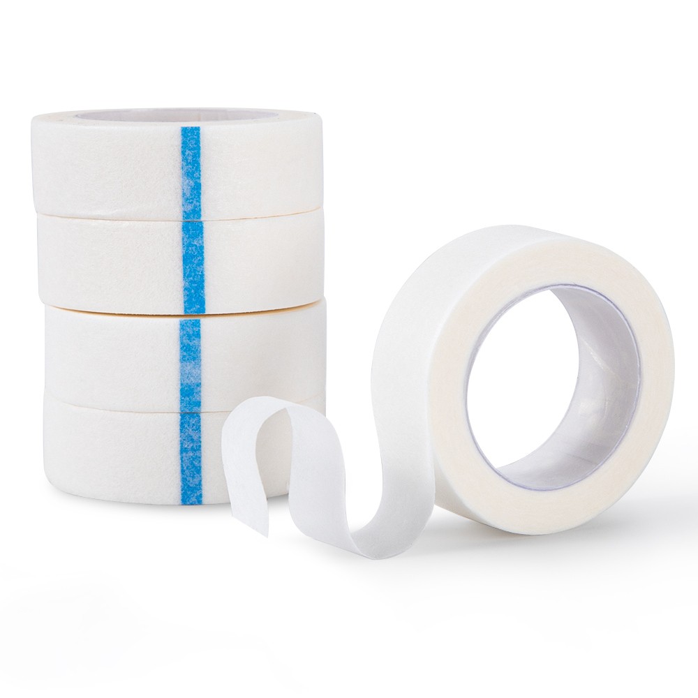 Eyelash Extension Tape 3/5 Rolls Micropure Tape for Eyelash Extension Cloth Tape for Eyelash Extension Supply