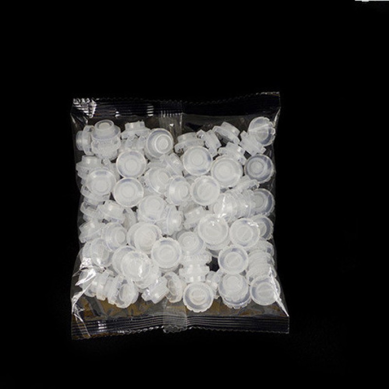 Individual Disposable Eyelash Glue Graft Eyelash Holder Rapid Flower Tumbler Eyelash Extensions Glue Ring 50/100pcs