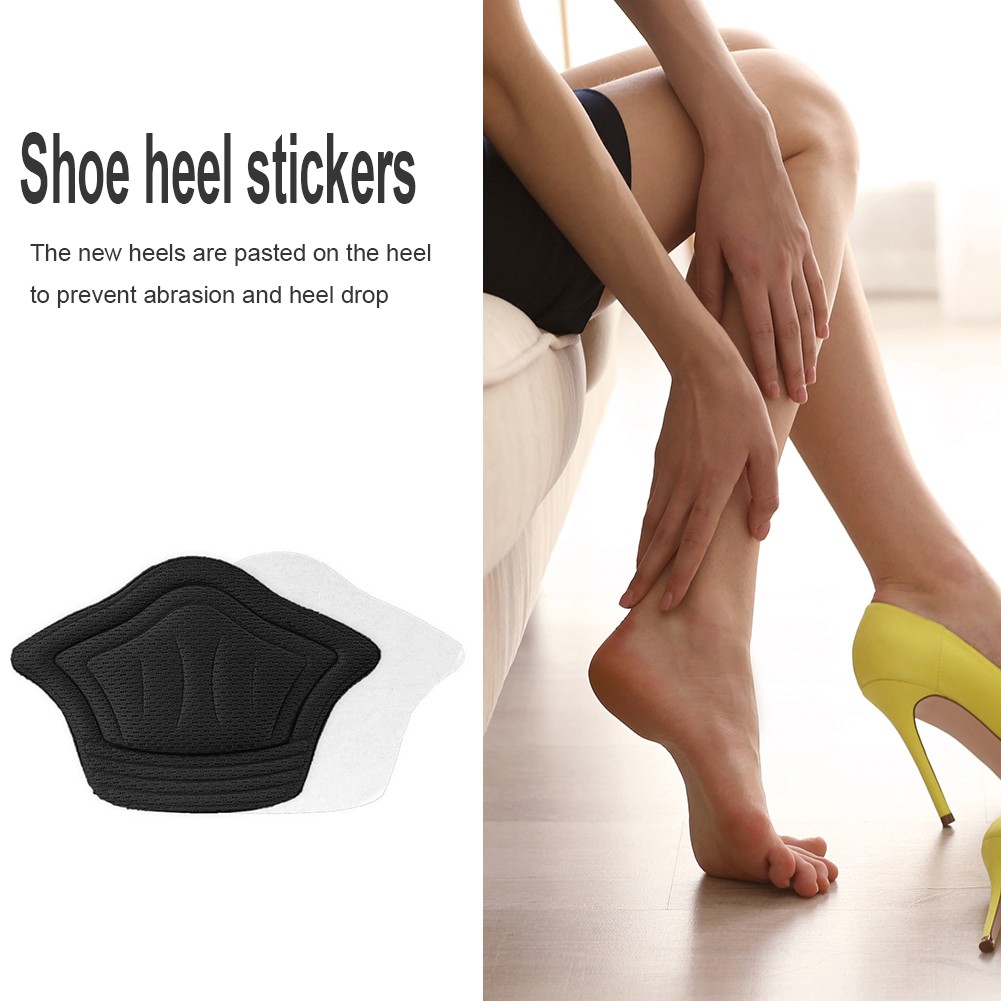 Heels Protector Insoles Pads Anti Drop Adhesive Adjust Size Heel Stickers Foot Pain Relief Care Patch Insoles for Sports Running