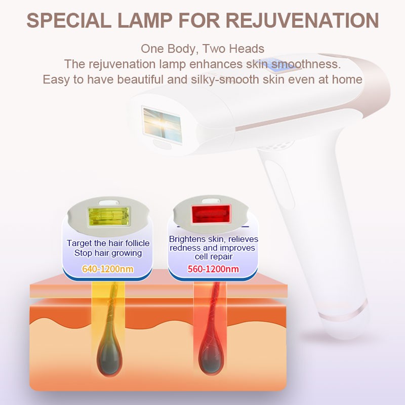 Lescolton 2in1 IPL لنزع الشعر آلة إزالة شاشة الكريستال السائل T009i الليزر الدائم بيكيني المتقلب الكهربائية Depilador الليزر