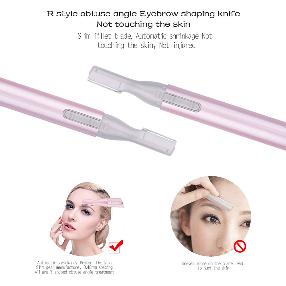 Electric Hair Remover Eyebrow Trimmer Scissors Epilator Men Razor Cutting Machine Lady Makeup Mini Shaver Razor