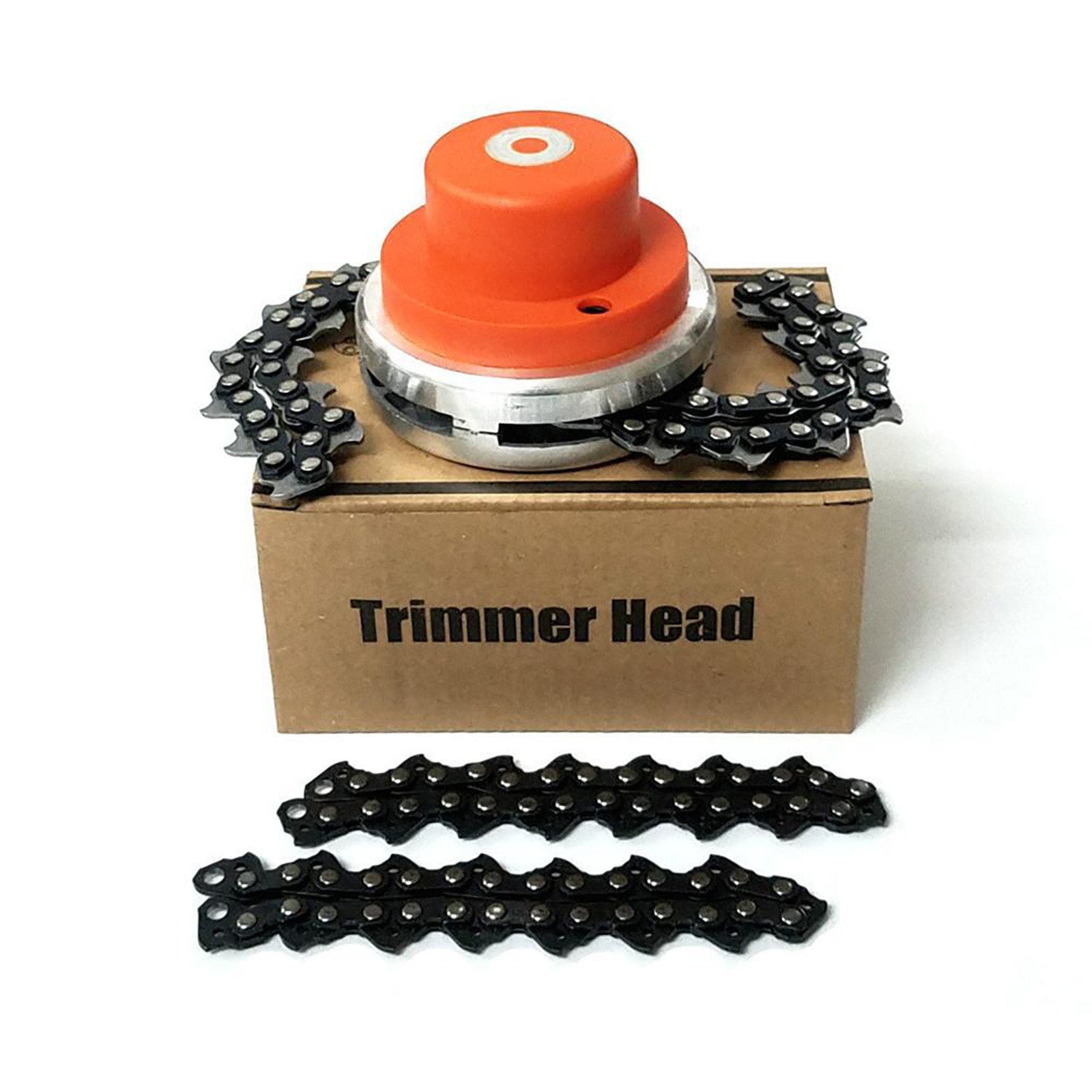 Universal Lawnmower Head With Heavy Chain Metal Grass Trimmer Tool Brushless Cutter For Garden Trimmer Gas Cutter Spare Parts