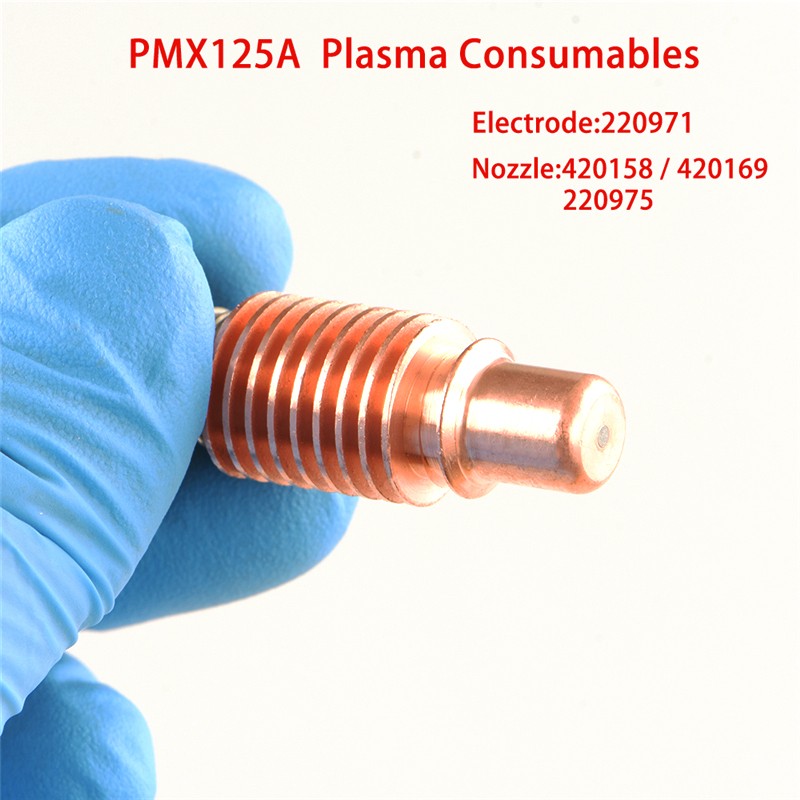 PMX125A Plasma Cutting Consumables Nozzle 420158 420169 220975 Electrode 220971