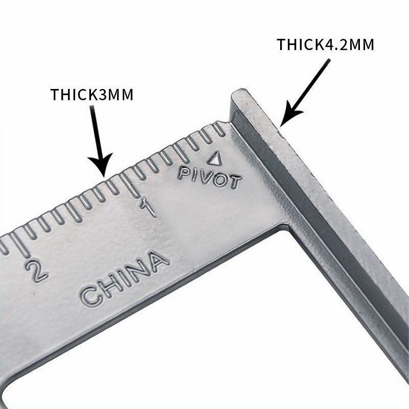 7 Inch Triangular Ruler 90 Degree Square Ruler Carpenter Measuring Tool Angle Protractor