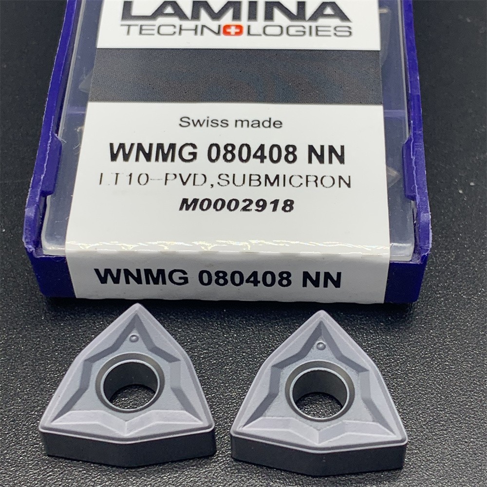 10pcs LAMINA WNMG 080404 NN LT10-PVD Carbide Blade CNC Lathe Cutter Head WNMG 080408 NN LT10-PVD Tool WNMG080404