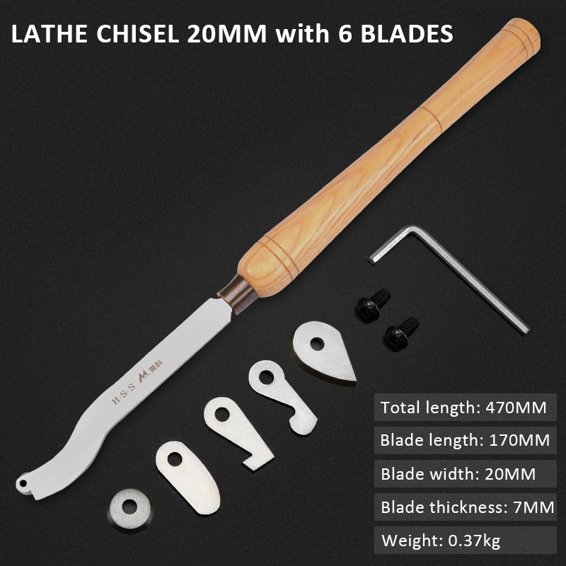 Woodworking Lathe Chisel High Speed ​​Steel Deflection Spindle Round Nose Gouge Wood Turning Tools With HSS Blade Solid Wood Handles