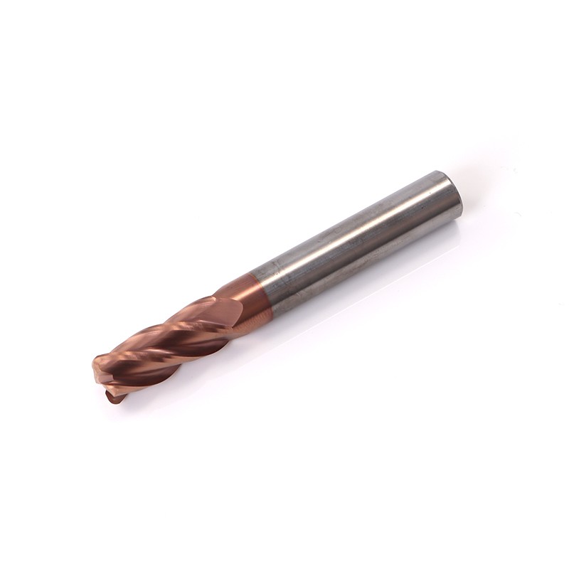 AUG Tool Corner Radial End Mill CNC R Bull Nose Milling Cutter Tungsten Carbide Steel Metal Router Tool R0.5 R1 4 Flutes