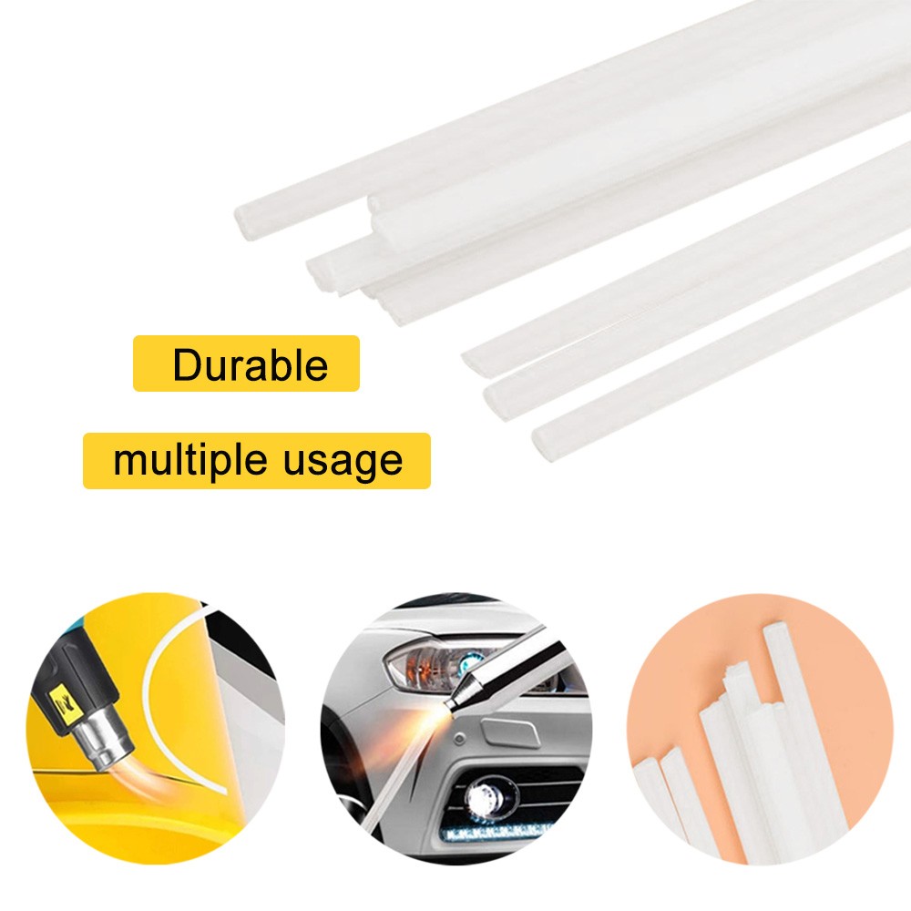 10-50pcs/pack Plastic Welding Rods ABS PP PVC Multi Material Use For Plastic Qelding Car Bumper Repair Length 200mm