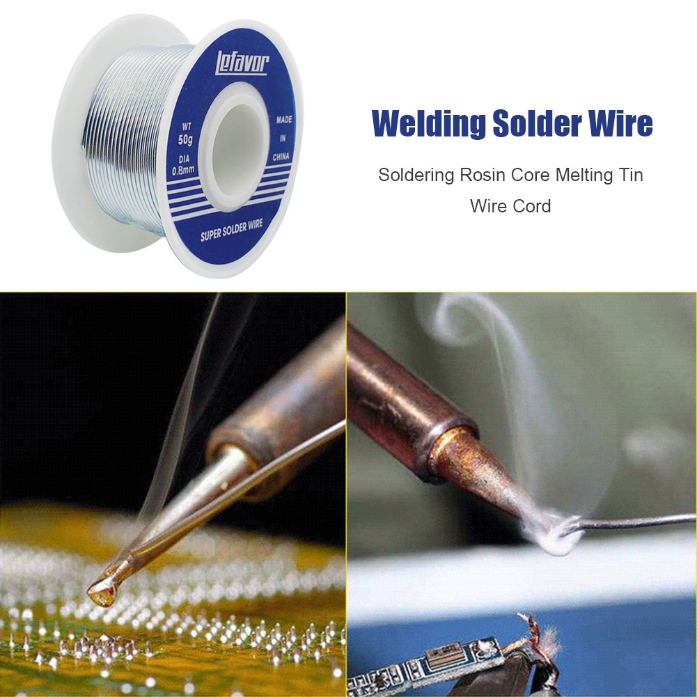 Tin solder wire solder roll 0.8mm 1mm rosin core solder melt low melting point household tin solder wire wire roll