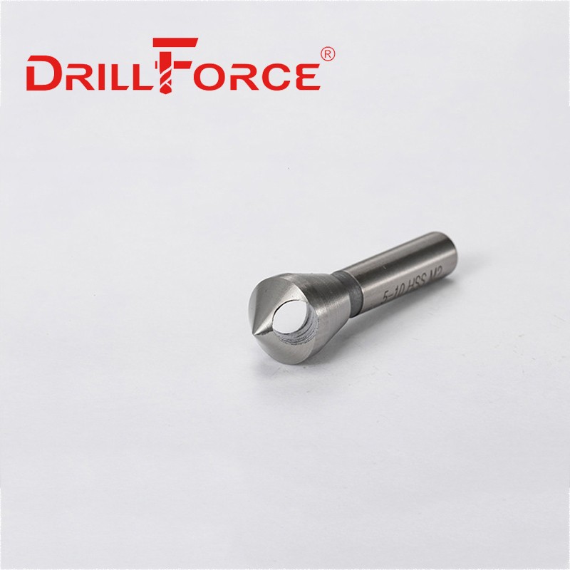 Drillforce Drill Bit Drill Bit HSS M2 M35 Cobalt Deburring 90 Degree Chamfer Hole Type Cutter (2-5 5-10 10-15 15-20mm)