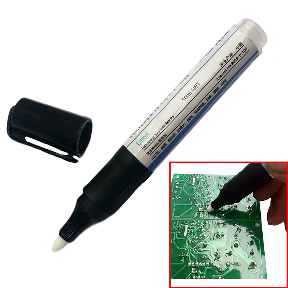 2pcs Kester 951 Soldering Flux Pen Surface Mount Unclean Rosin Flux Pens for Fpc/pcb/bga Solar Panel Electrical Repair