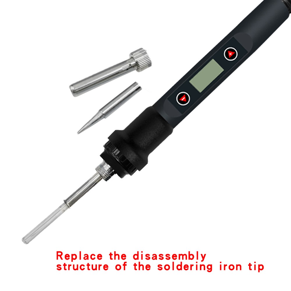 Electric Soldering Iron 80W LCD Digital Display Adjustable Temperature Soldering Iron Tips 220V/110V Soldering Soldering Tools