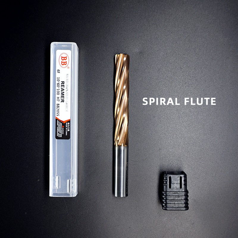 BB 1mm to 20mm Carbide Lathe Machine Coated Straight Flute H7 Tolerance Chucking Hardened Steel Metal Cutter 6 Flutes CNC Tool