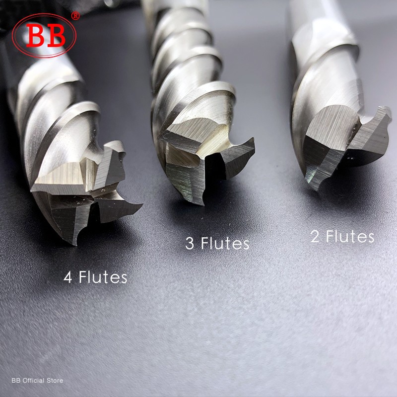 BB End Mills High Precision HSS Metal Cutter Co8 Cobalt D1-32mm 2 3 4 Flutes Teeth Aluminum Milling Tool Key Seats Router Bit