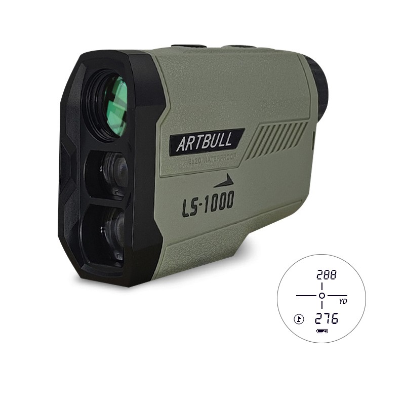 ARTBULL Golf Laser Rangefinder 1000m 650m Telescope with Flag Lock Slope Pin Laser Distance Meter for Monocular Hunting