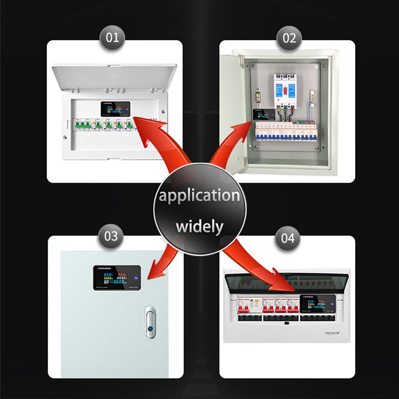 KWS-AC300 100A Digital Energy Meter Voltmeter Ammeter Wattmeter KWS Power Energy Meter Electric Meter With Reset Function