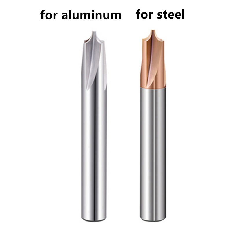 Tungsten Carbide Radius Corner Rounding Cutter End Mill Tool CNC R0.5 R1 R2 R3 R6 Chamfer Out Radish Quarter Circle Router