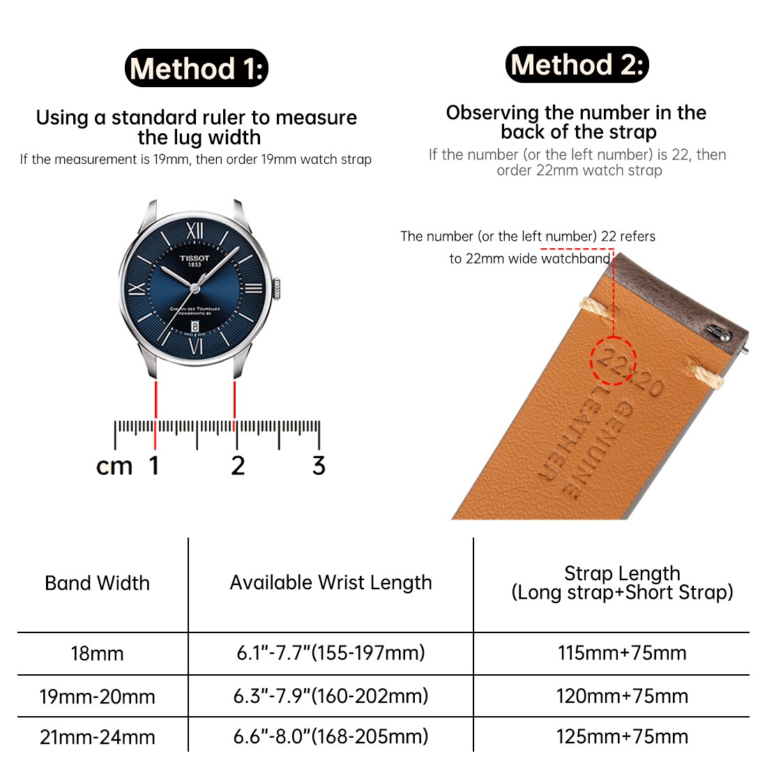 MAIKES Quick Release Watch Band Italy Vegetable Tanned Leather For Huawei Galaxy Watch 22mm Cow Watch Bracelet Leather Strap