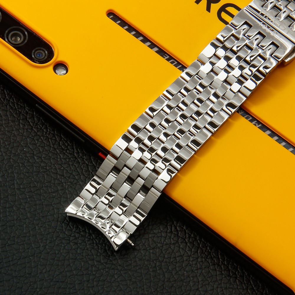 20mm Solid Stainless Steel Watch Band For Tissot 1853 T063 T063617 T063637 T063639A Watchband Watch Strap Hand Bracelet