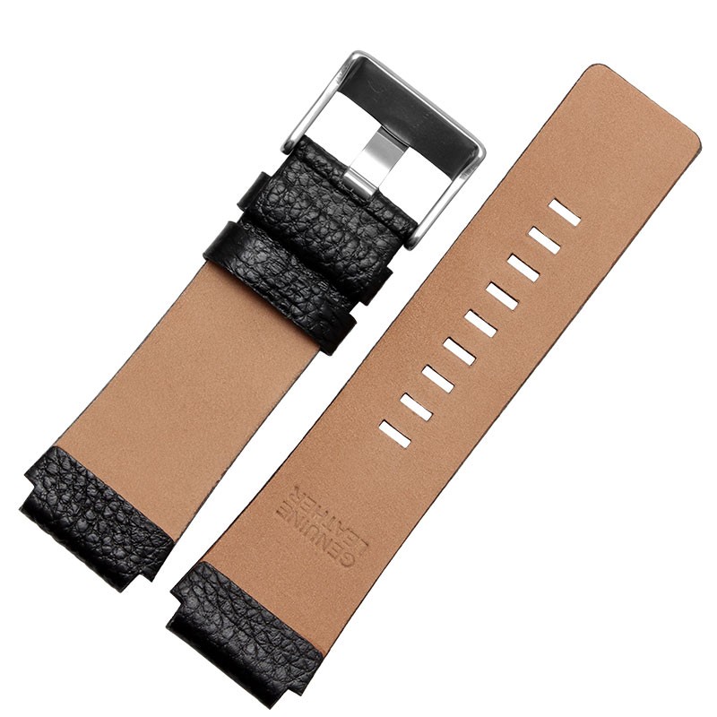 Lychee rib convex watch strap for matched with desay dz1089 dz1123 dz1132 dz4131 leather watch chain 28*22mm 26*17mm wristband