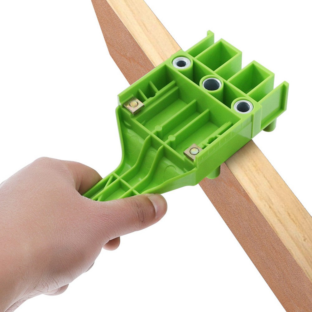 Vertical pocket hole wood doweljig kit punching hole locator handheld manual drilling puncher DIY woodworking woodworking