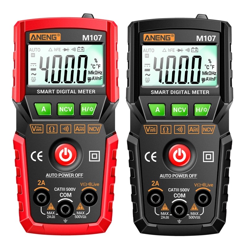 Digital Multimeter Dropshipping Multimeter 4000 Voltmeter Ohmmeter Voltage Current Measurement Auto Off Resistance