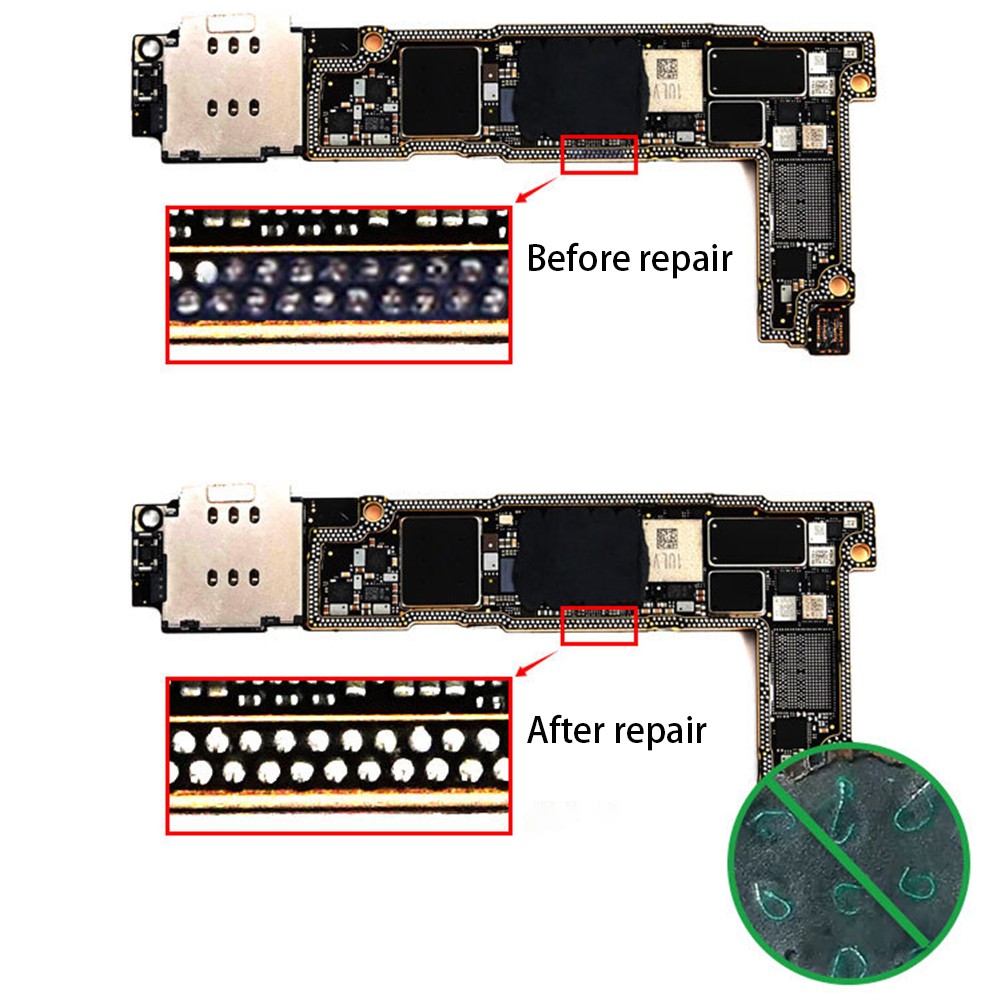 Mobile phone repair point welding welding lug plate welding motherboard jumper wire spot repair welding piece