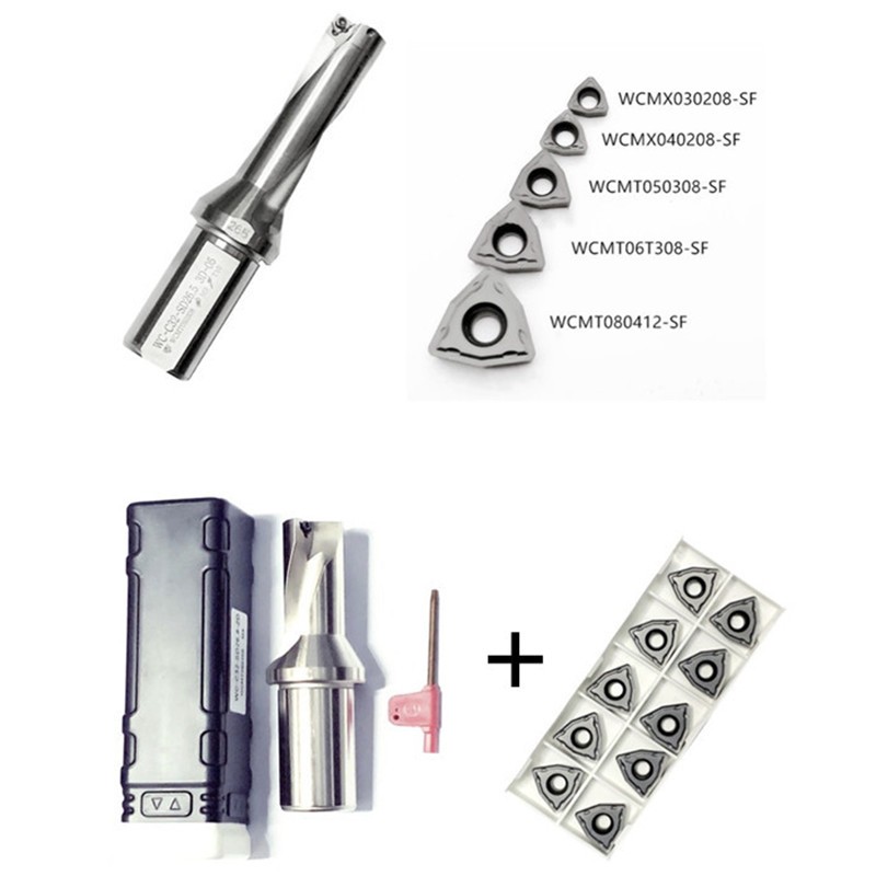 WC Series U Drill CNC Lathe Indexable Drill Bits SANAI Fast Drilling, Drilling Machines Metal Tool for WCMX WCMT Carbide Insert