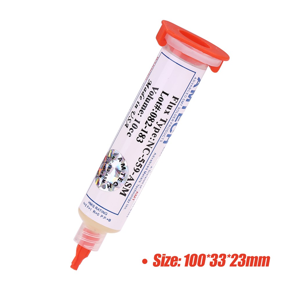 Solder Flux 10cc NC-559-ASM-UV solder paste Flux Grease For Phone Computer LED BGA SMD PGA PCB Repair + Needles Rework Tools