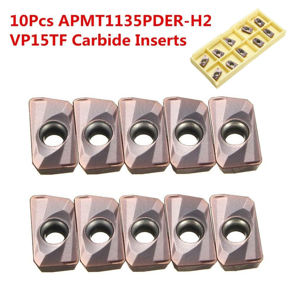 10pcs carbide 549216 model indexable insert APMT1135PDER-H2 VP15TF carbide insert carbide insert inter t1135 cnc tool set high quality