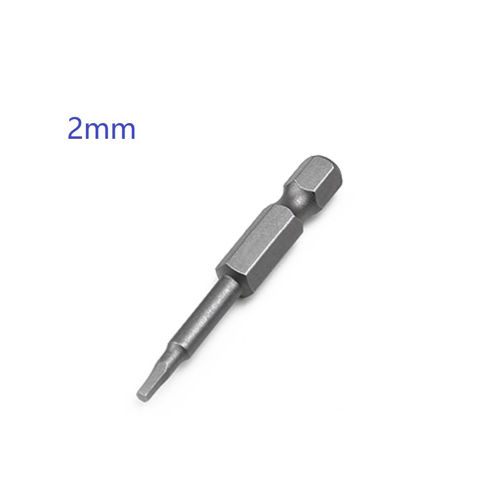 1pc Hexagon Screwdriver Bits Quick Change Impact Driver Battery Powered Drill Length 50mm Screwdriver Bit 1.5mm-8mm Power Tool High Quality