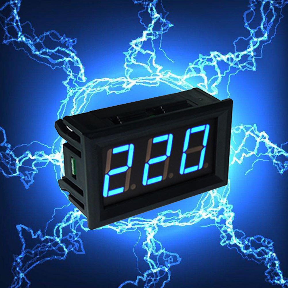 AC70v-500v Universal Precise Digital Display 2 Wire Decimal Measurement Professional Led Head Voltmeter Useful