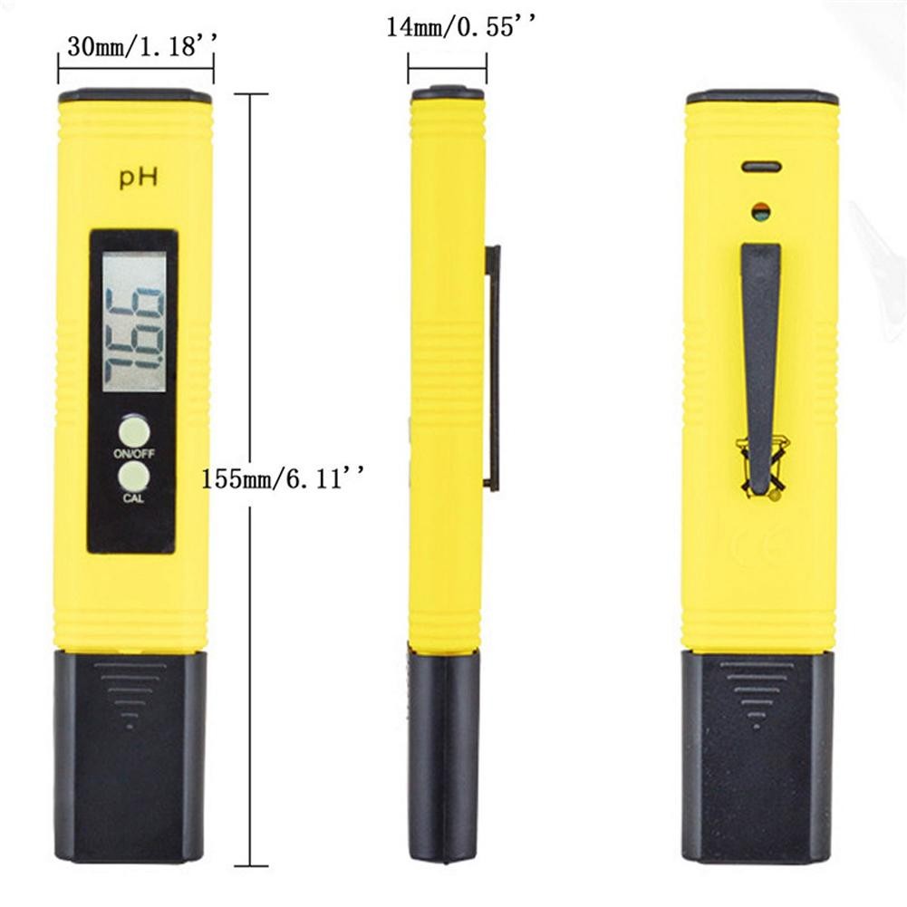 PH Meter Aquarium Pocket Pen Digital 0.01 PH Measuring Water Quality Purity Automatic Calibration For Aquarium Lab