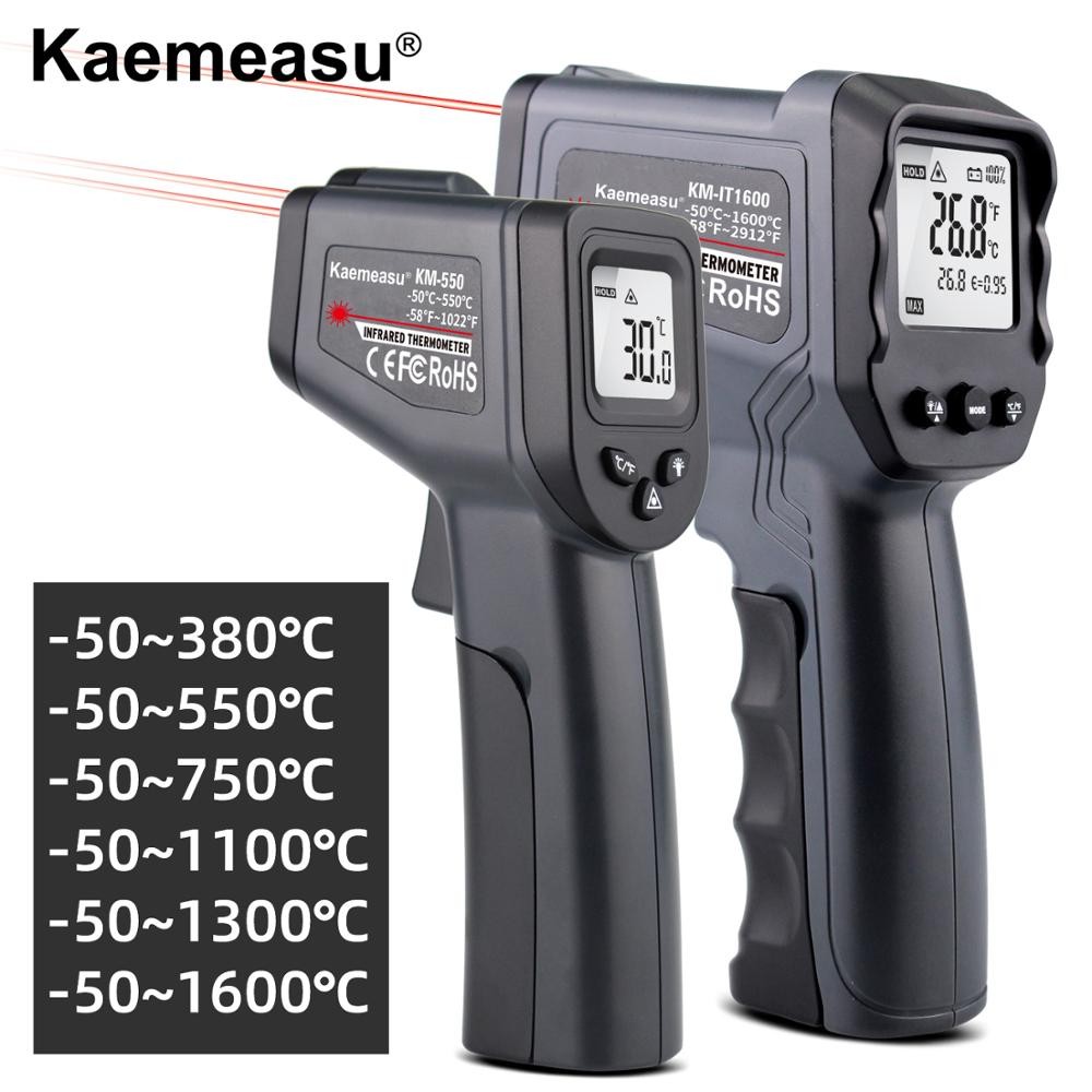 -50~1600C Single/Double Laser Thermometer Industrial Digital Infrared Thermometer Non Contact Thermometer Gun Thermometer